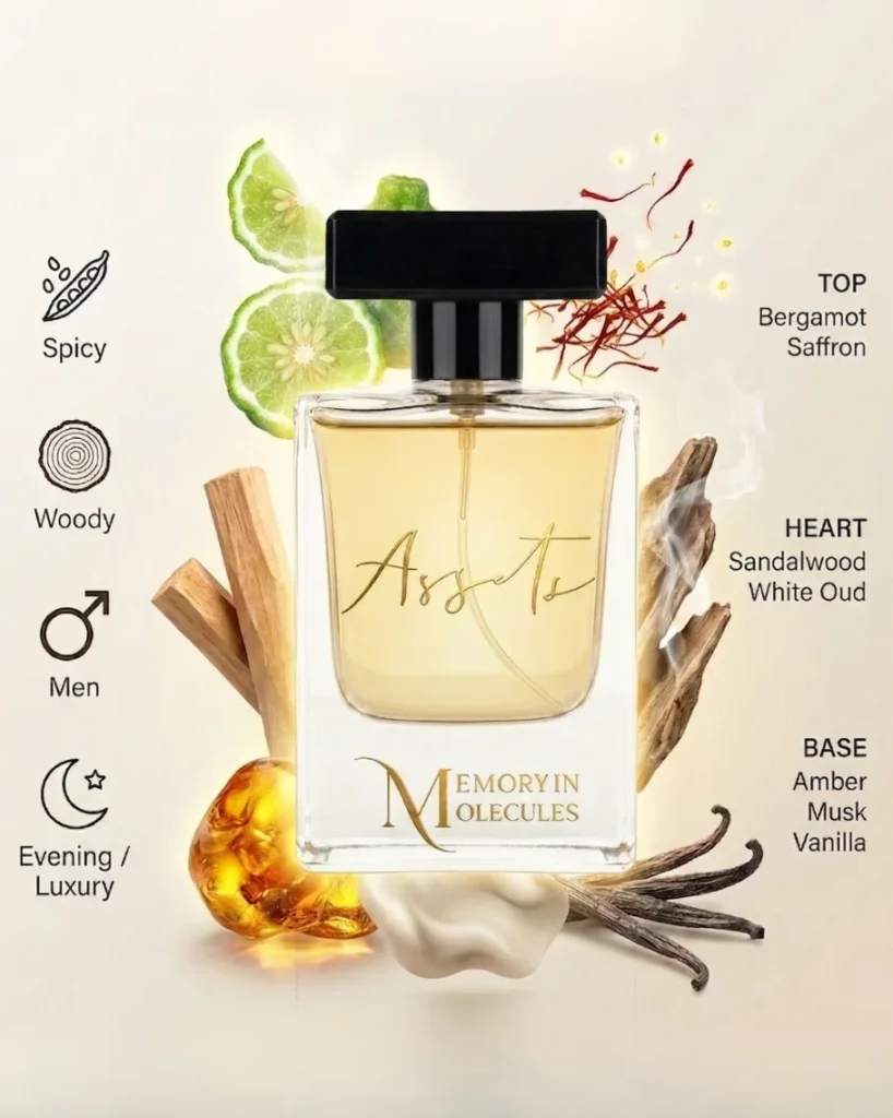 memory in molecules Assets Parfum | luxury perfume